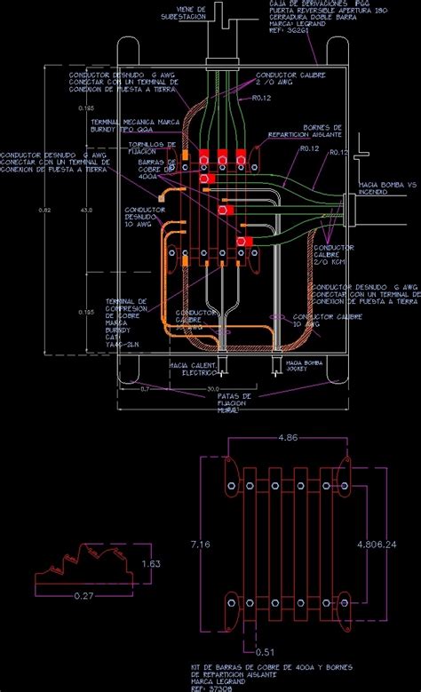 junction box electrical cad